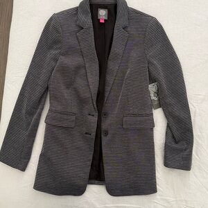 Vince Camuto Black and Gray Blazer